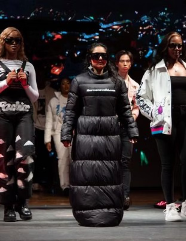 “Hermensvalid.com” Puffer Dress