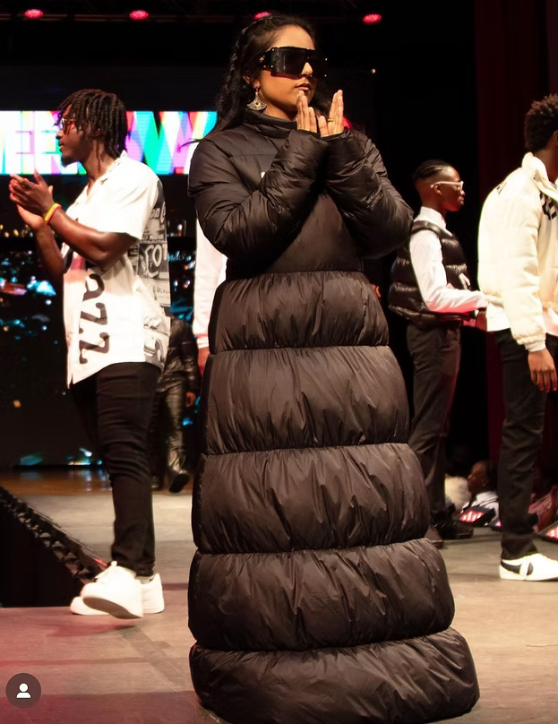 “Hermensvalid.com” Puffer Dress