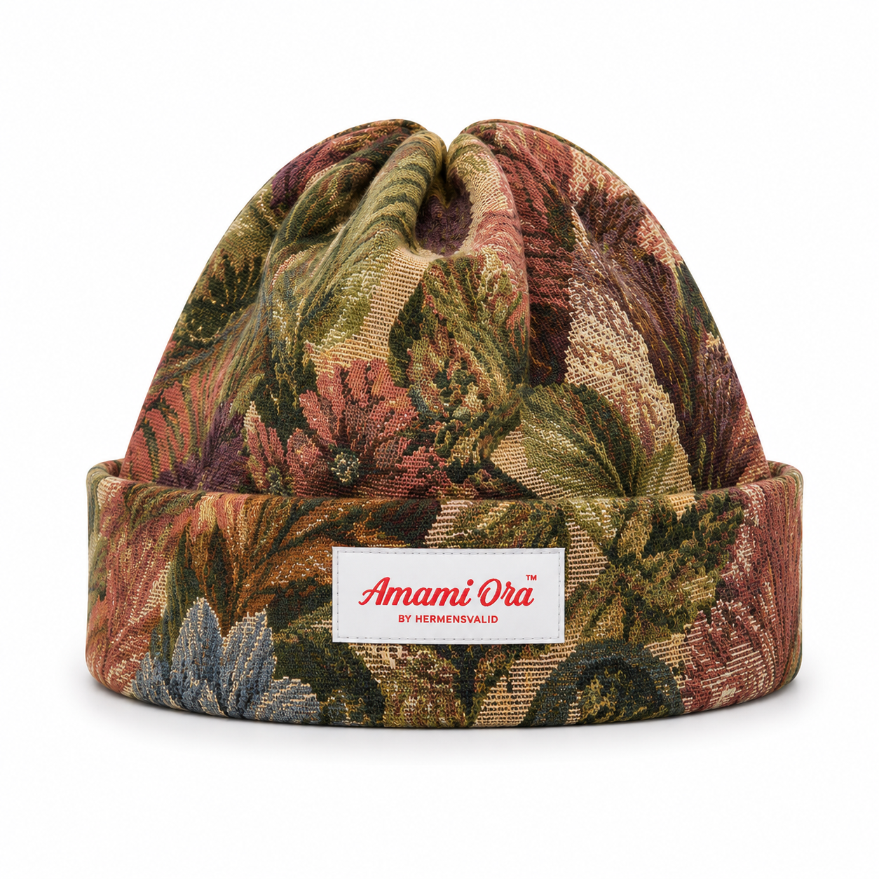 Floral Tapestry Beanie